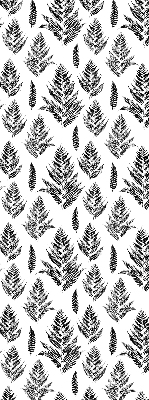 Store enrouleur occultant à feuilles peintes