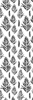 Store enrouleur occultant à feuilles peintes