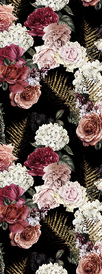 Store occultant fenêtre un bouquet de roses