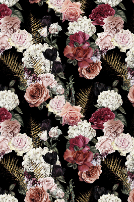 Store occultant fenêtre un bouquet de roses