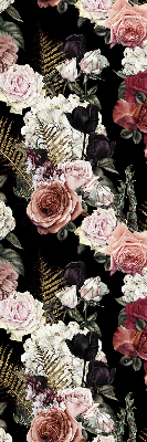 Store occultant fenêtre un bouquet de roses