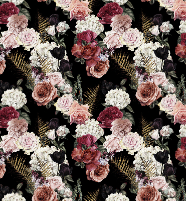 Store occultant fenêtre un bouquet de roses