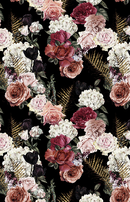 Store occultant fenêtre un bouquet de roses