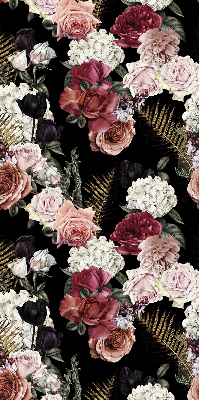 Store occultant fenêtre un bouquet de roses