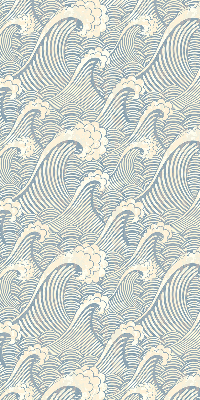 Store fenêtre intérieur en vagues d'eau