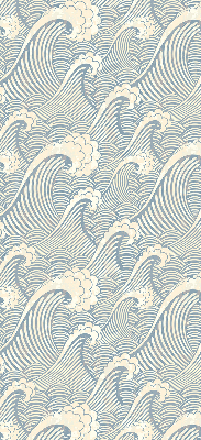 Store fenêtre intérieur en vagues d'eau