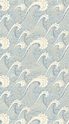 Store fenêtre intérieur en vagues d'eau
