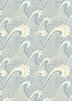 Store fenêtre intérieur en vagues d'eau