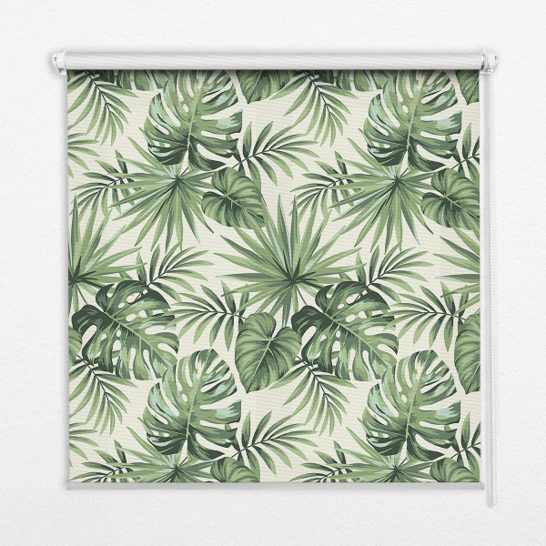 Store occultant fenetre feuilles variées