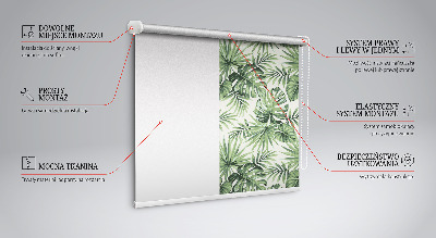 Store occultant fenetre feuilles variées