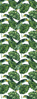 Store occultant fenêtre feuilles exotiques