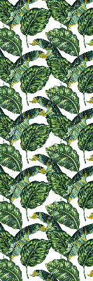 Store occultant fenêtre feuilles exotiques