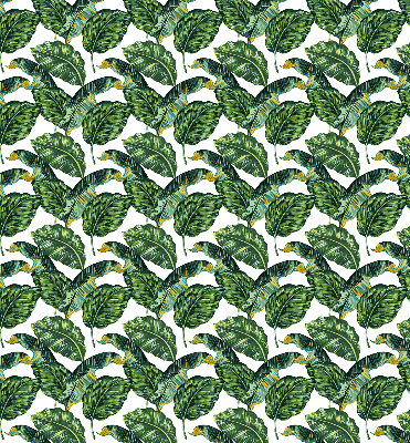 Store occultant fenêtre feuilles exotiques