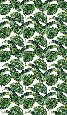 Store occultant fenêtre feuilles exotiques