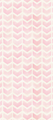 Store enrouleur occultant à zigzags roses