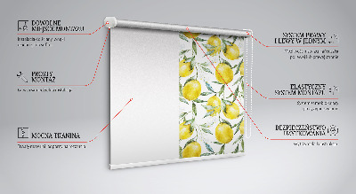 Store fenêtre intérieur pour citrons