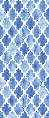 Store occultant fenetre avec motif peint