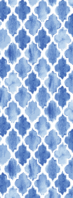 Store occultant fenetre avec motif peint