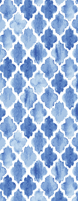 Store occultant fenetre avec motif peint
