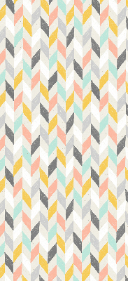 Store enrouleur occultant à chevrons colorés