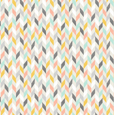 Store enrouleur occultant à chevrons colorés
