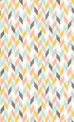 Store enrouleur occultant à chevrons colorés