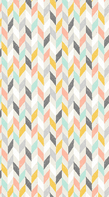 Store enrouleur occultant à chevrons colorés