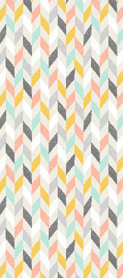 Store enrouleur occultant à chevrons colorés