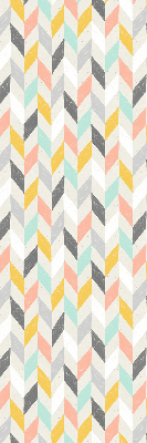 Store enrouleur occultant à chevrons colorés