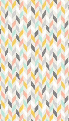 Store enrouleur occultant à chevrons colorés