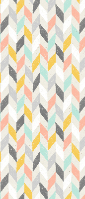 Store enrouleur occultant à chevrons colorés