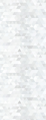Store occultant fenêtre de motif triangulaire gris