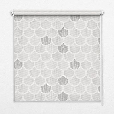 Store occultant fenêtre à échelles de gris