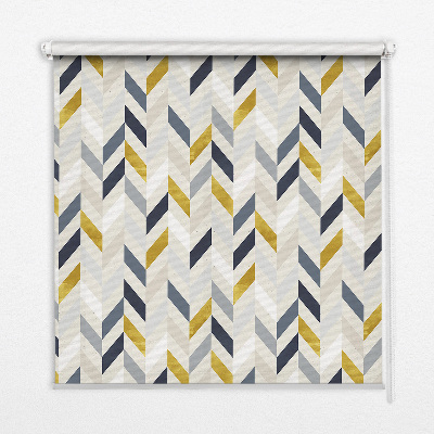 Store enrouleur occultant à chevrons colorés
