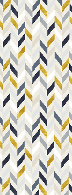 Store enrouleur occultant à chevrons colorés