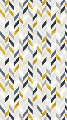 Store enrouleur occultant à chevrons colorés