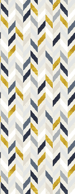 Store enrouleur occultant à chevrons colorés