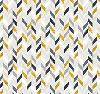 Store enrouleur occultant à chevrons colorés