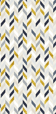 Store enrouleur occultant à chevrons colorés