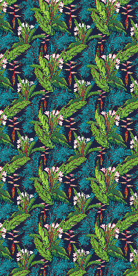 Store enrouleur occultant plantes exotiques