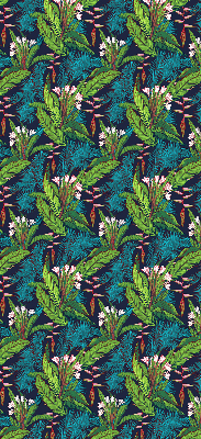 Store enrouleur occultant plantes exotiques