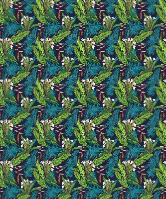 Store enrouleur occultant plantes exotiques