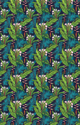 Store enrouleur occultant plantes exotiques