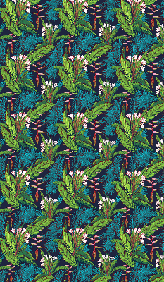 Store enrouleur occultant plantes exotiques