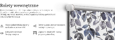 Store enrouleur occultant à feuilles sombres