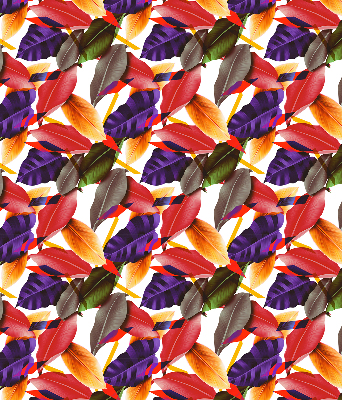 Store fenêtre intérieur feuilles colorées