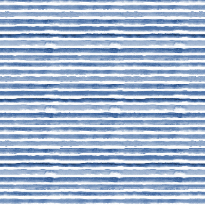 Store fenêtre intérieur rayures bleues peintes