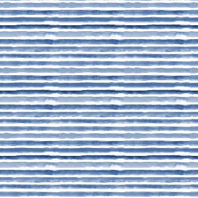 Store fenêtre intérieur rayures bleues peintes