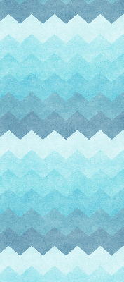 Store enrouleur occultant avec motif de montagnes peintes