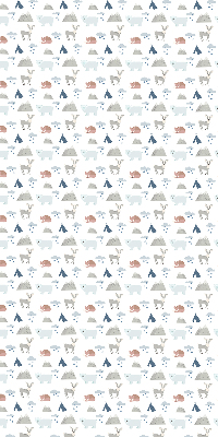 Store enrouleur occultant pour animaux de la pluie en montagne